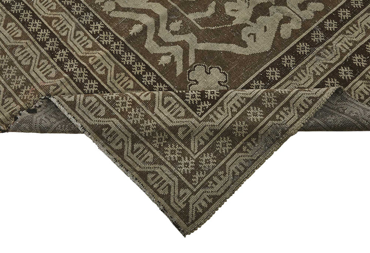 5x14 Beige Antique Caucasian Runner Rug - 50148