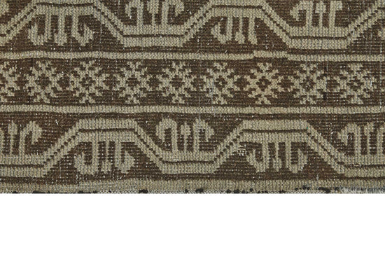 5x14 Beige Antique Caucasian Runner Rug - 50148