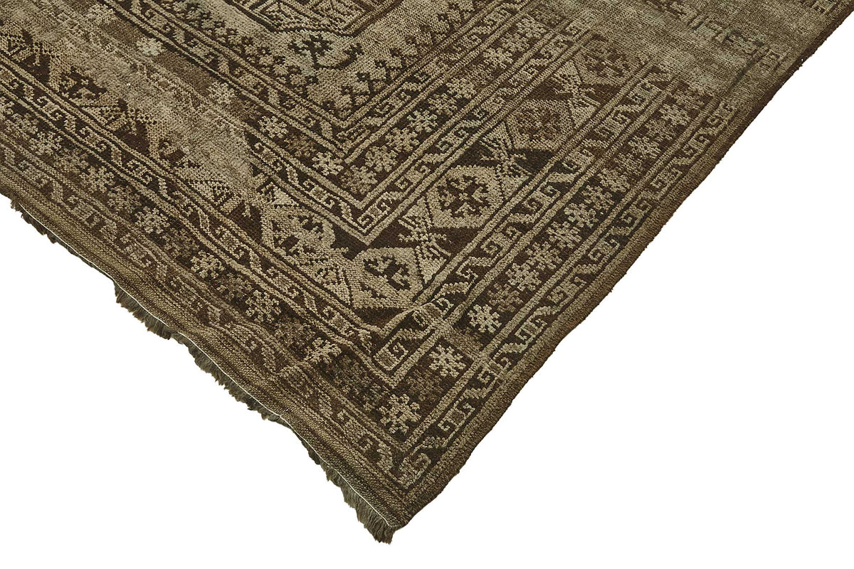9x10 Beige Antique Ensari Turkmen Rug - 50149