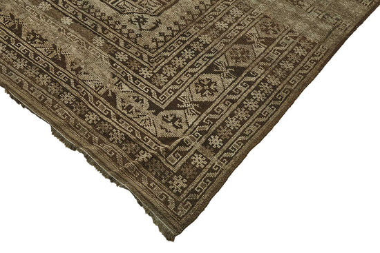9x10 Beige Antique Ensari Turkmen Rug - 50149
