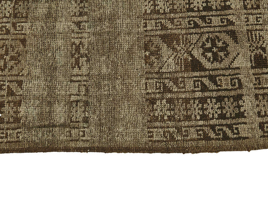 9x10 Beige Antique Ensari Turkmen Rug - 50149
