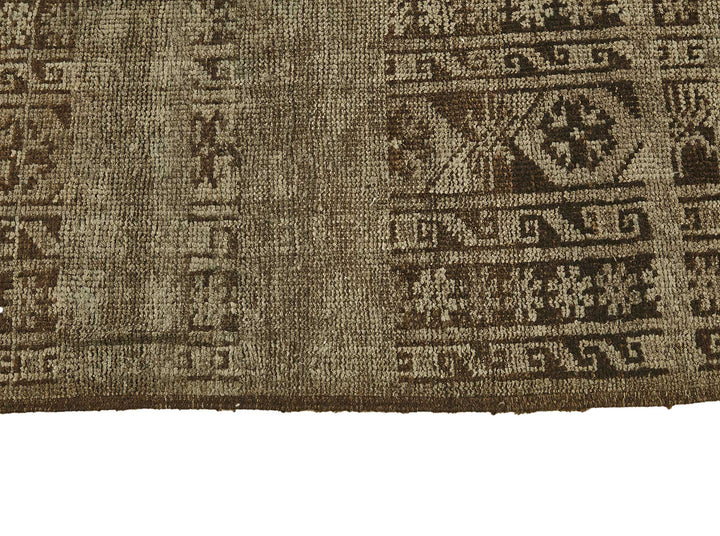 9x10 Beige Antique Ensari Turkmen Rug - 50149