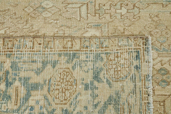 8x10 Beige Antique Persian Heriz Rug - 50150