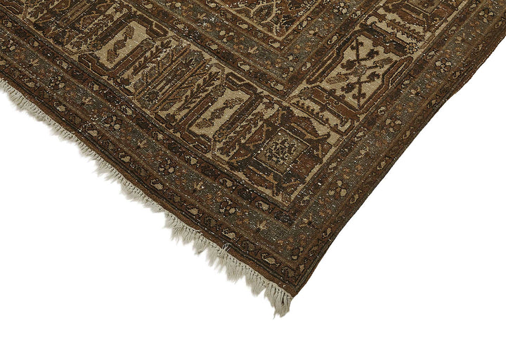 8x11 Beige Antique Persian Joshagan Rug - 50151