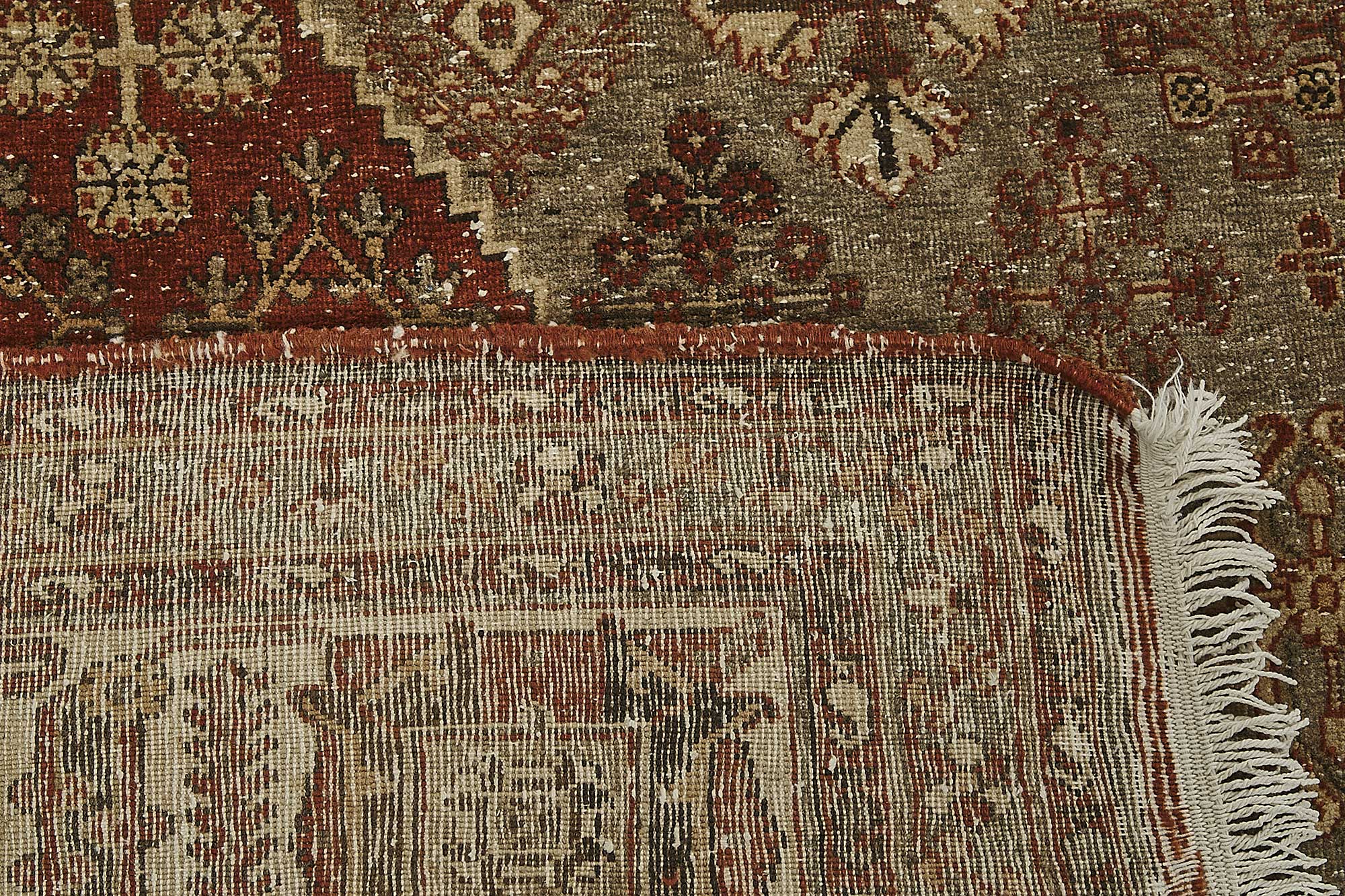 8x11 Beige Antique Persian Joshagan Rug - 50151