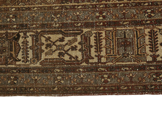 8x11 Beige Antique Persian Joshagan Rug - 50151