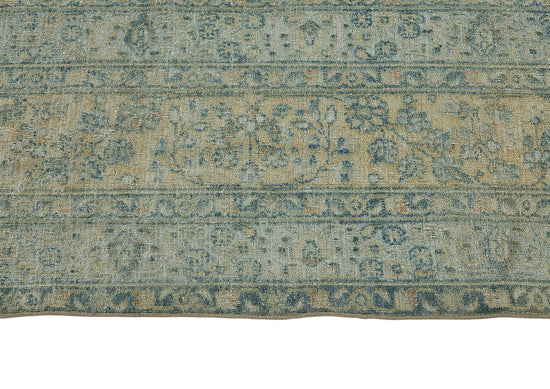 8x13 Beige Antique Persian Tabriz Rug - 50159