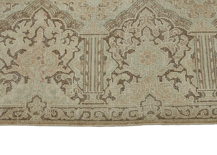 9x12 Beige Antique Persian Kerman Rug - 50160