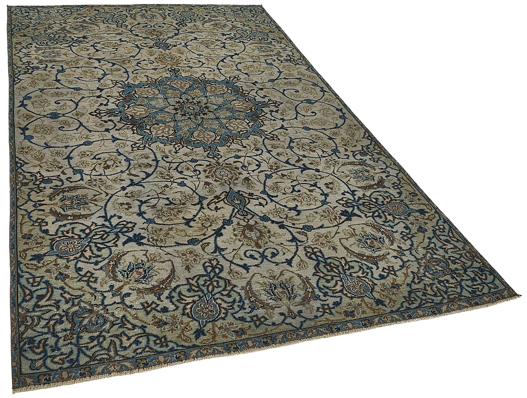 5x9 Beige Vintage Large Area Rug - 50162