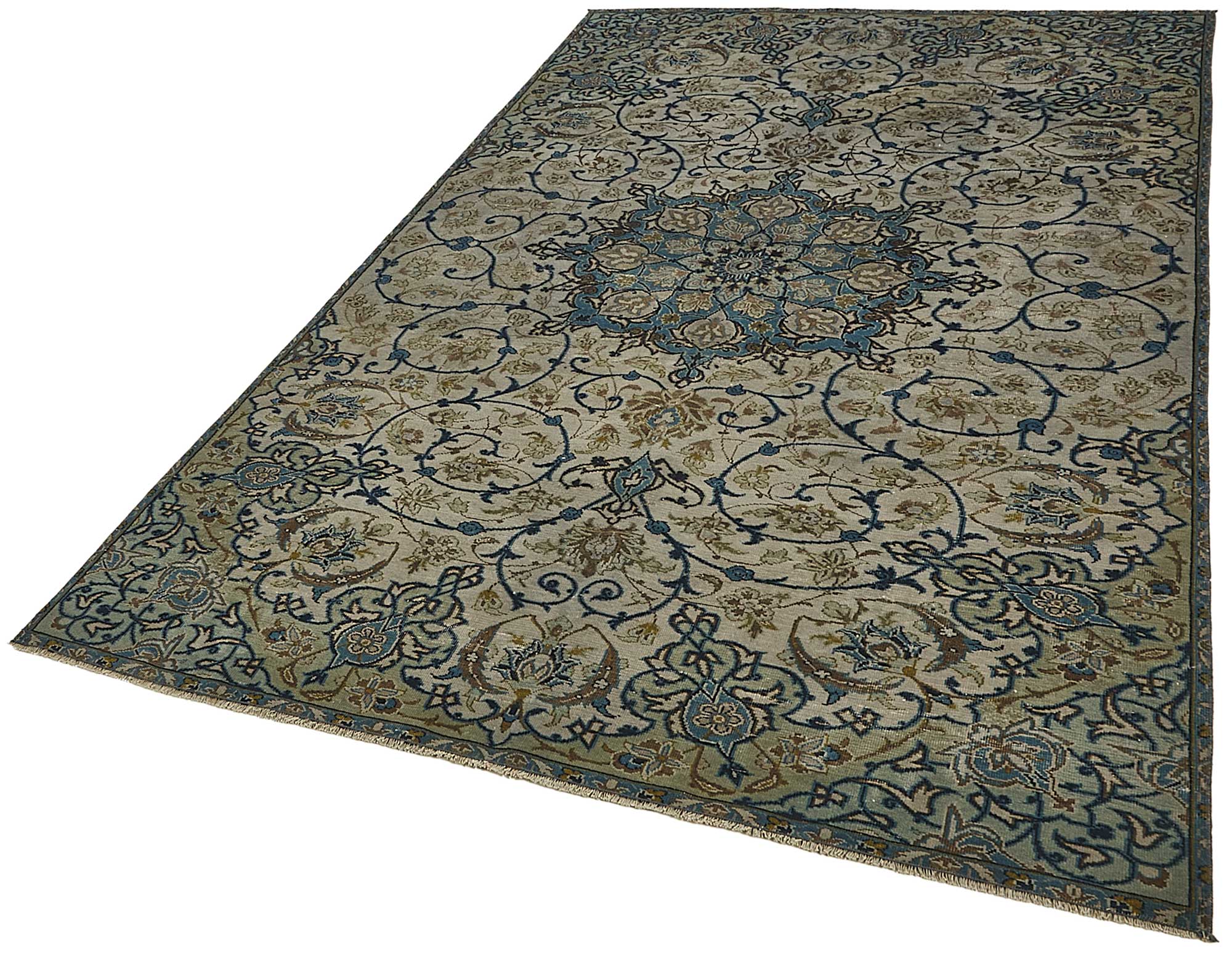 5x9 Beige Vintage Large Area Rug - 50162