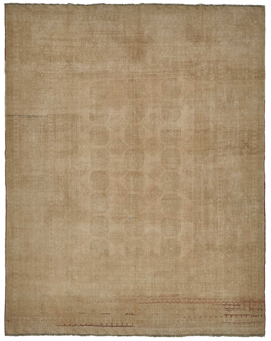 10x12 Beige Vintage Large Area Rug - 50163