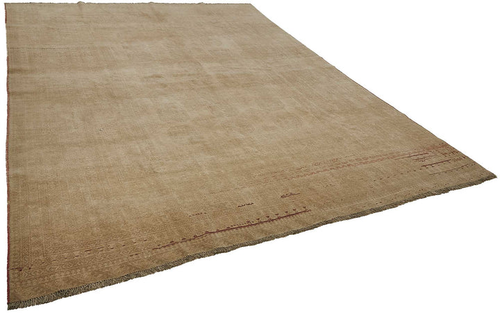10x12 Beige Vintage Large Area Rug - 50163