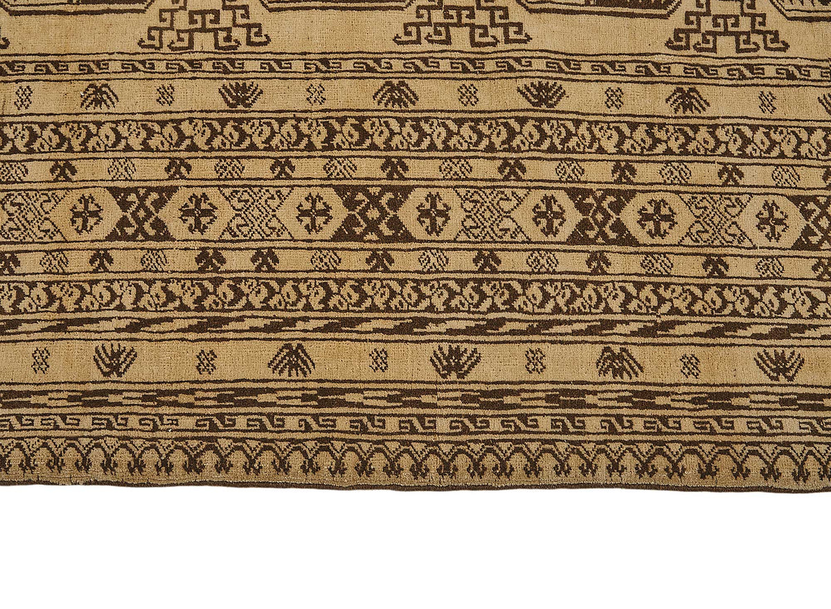 7x9 Beige Vintage Large Area Rug - 50167