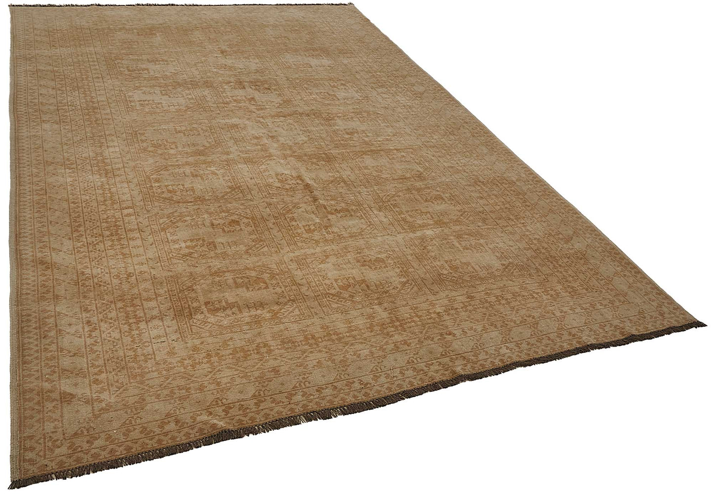 7x10 Beige Vintage Large Area Rug - 50168