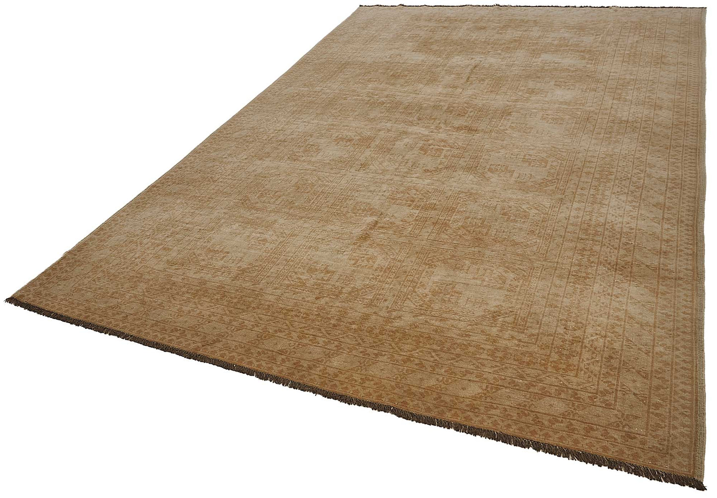 7x10 Beige Vintage Large Area Rug - 50168