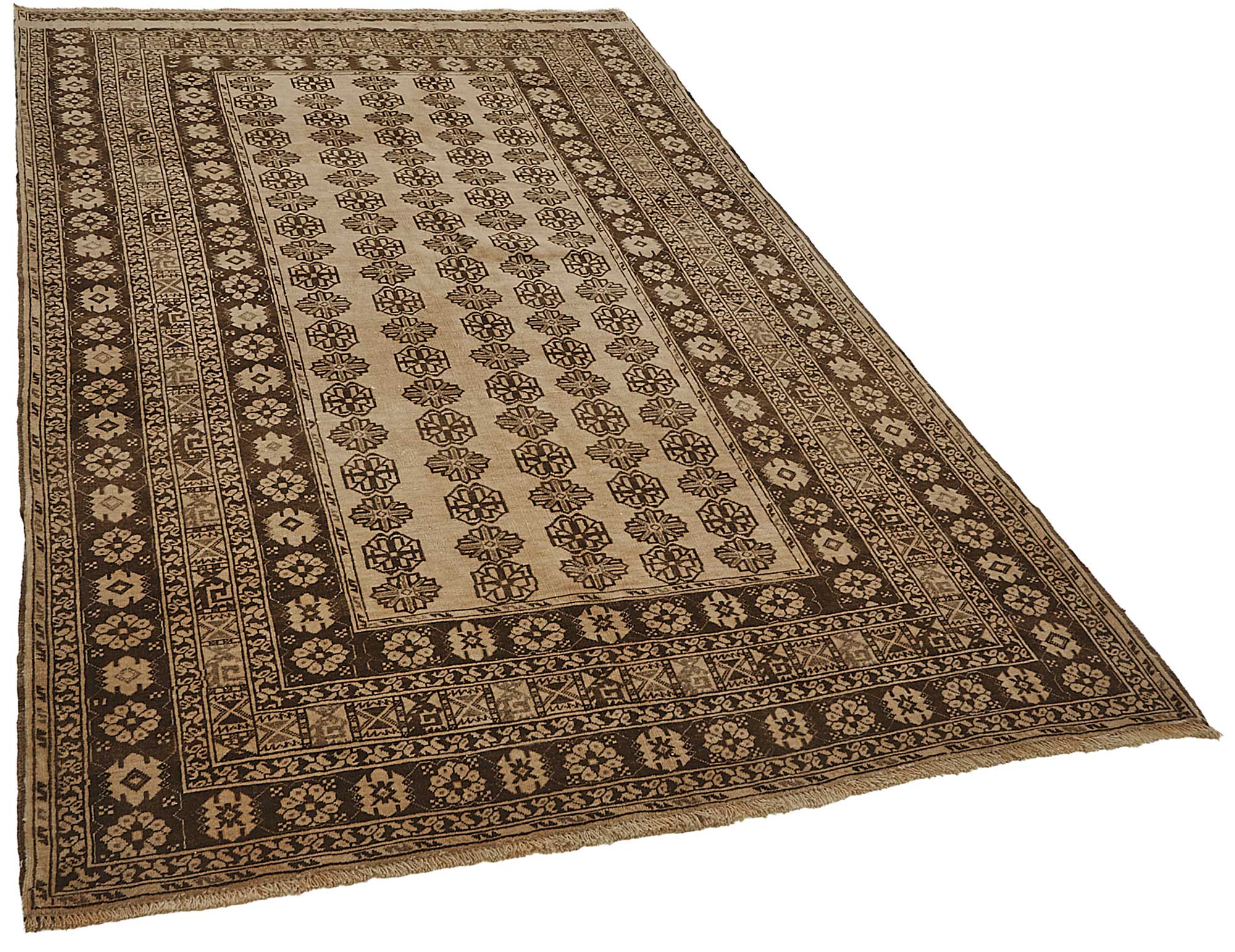 5x8 Beige Vintage Large Area Rug - 50169