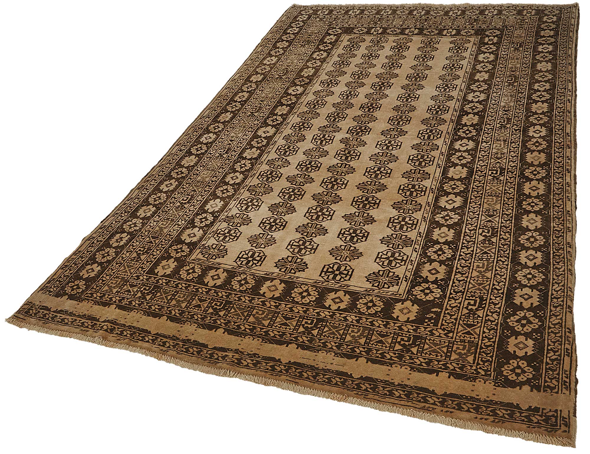 5x8 Beige Vintage Large Area Rug - 50169