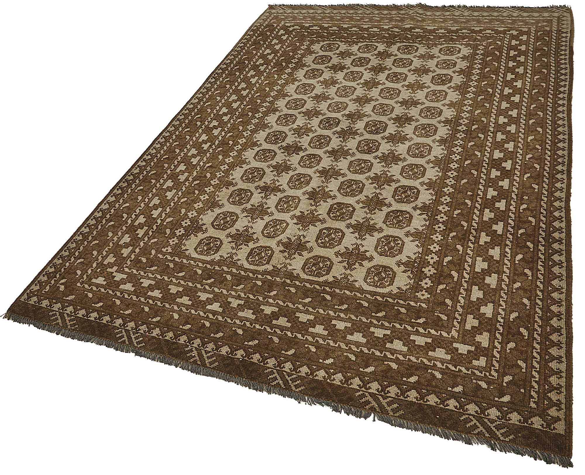 5x8 Beige Vintage Large Area Rug - 50170