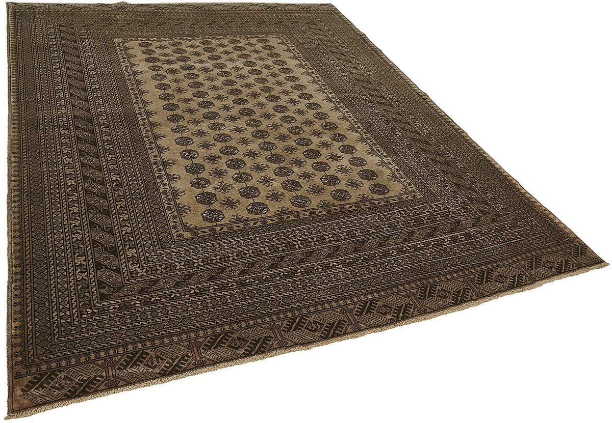 7x8 Beige Vintage Large Area Rug - 50172