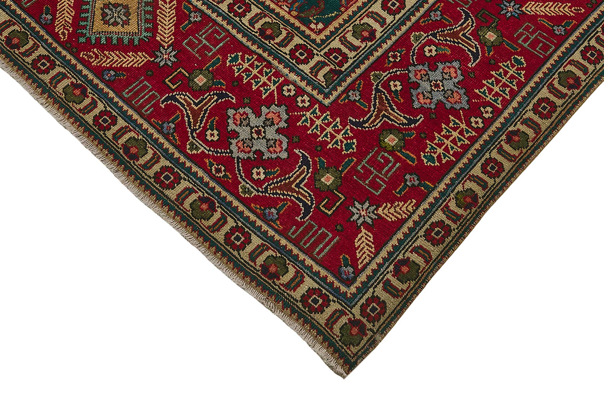 10x12 Beige Vintage Large Area Rug - 50174