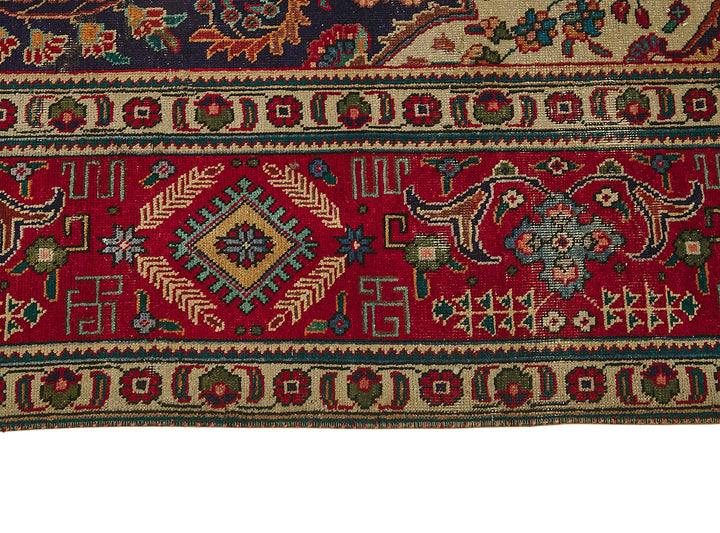 10x12 Beige Vintage Large Area Rug - 50174