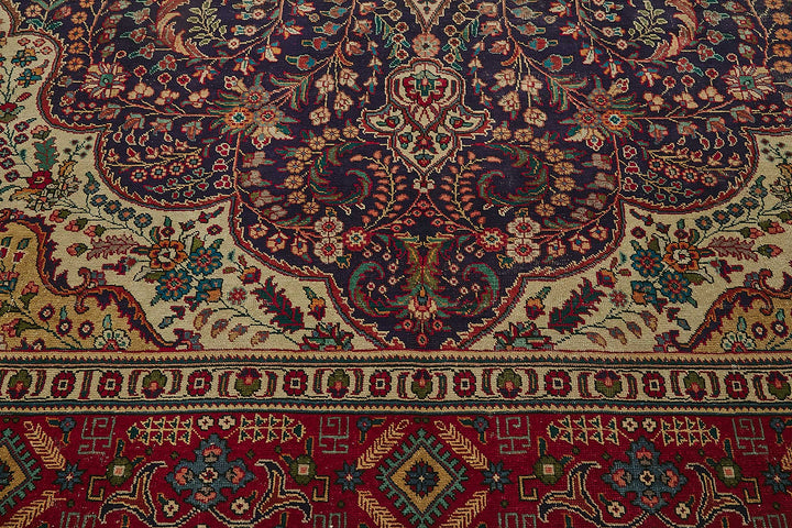 10x12 Beige Vintage Large Area Rug - 50174