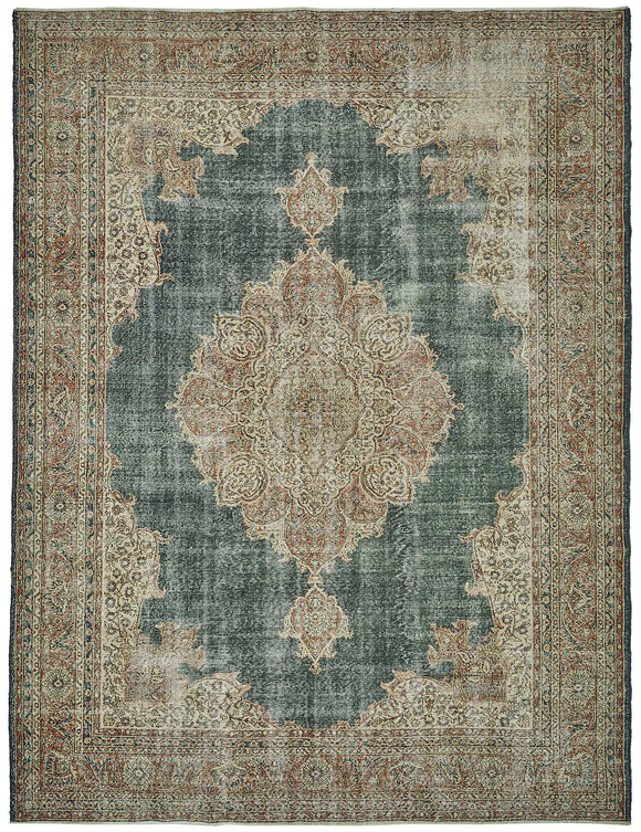 9x12 Beige Vintage Large Area Rug - 50175