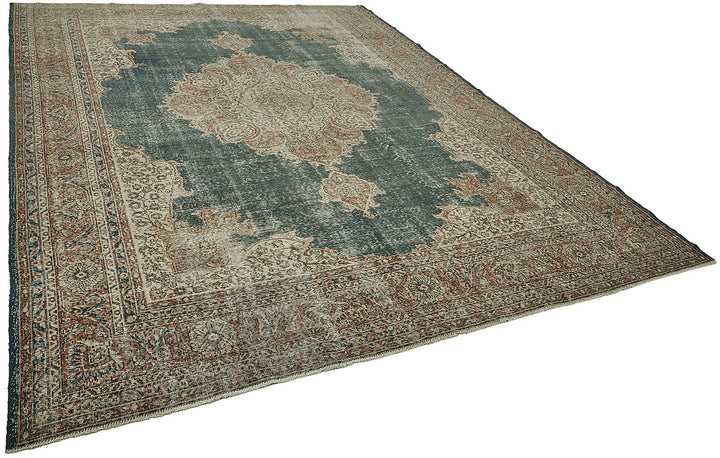 9x12 Beige Vintage Large Area Rug - 50175