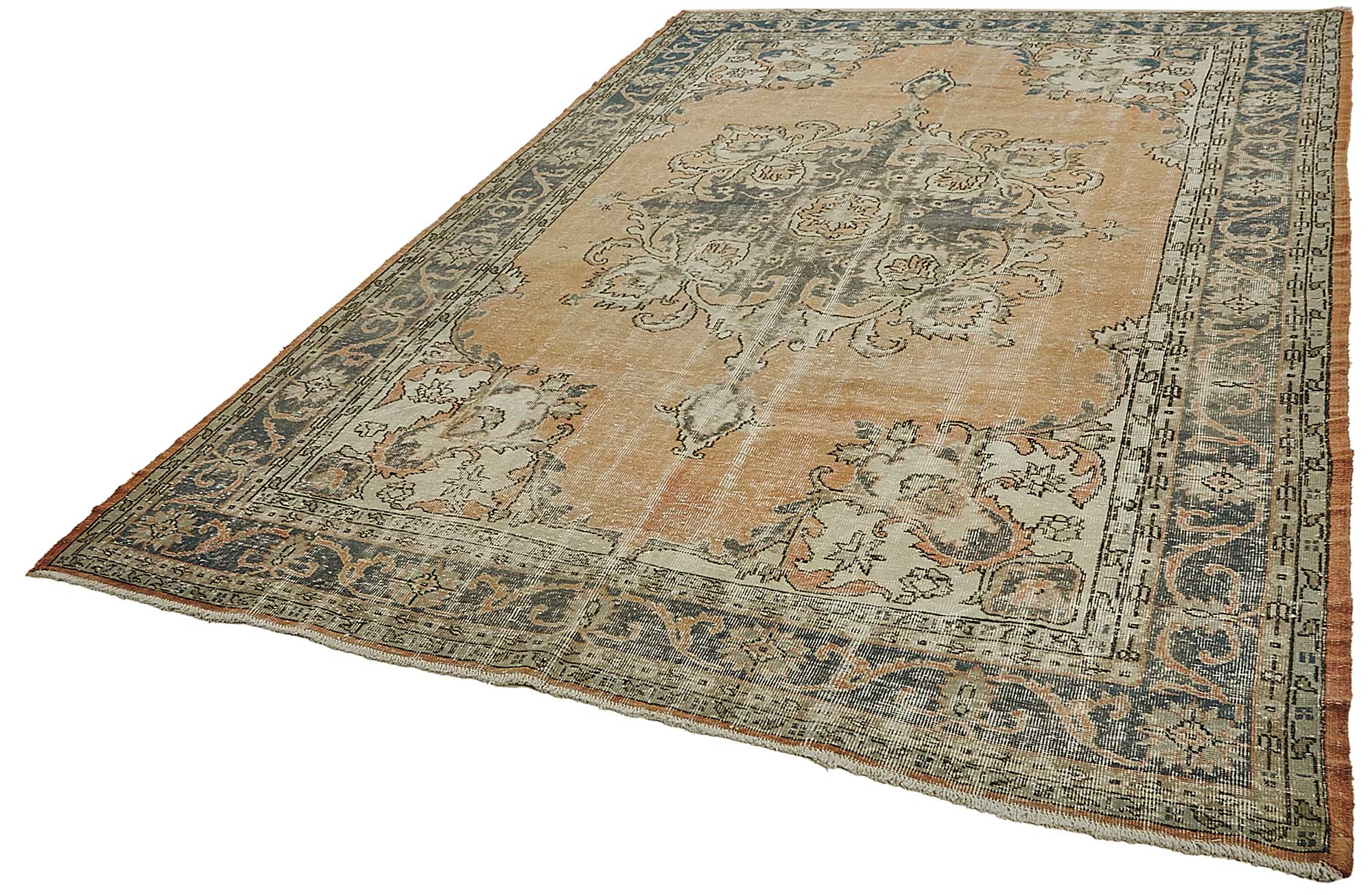 8x11 Beige Vintage Large Area Rug - 50176