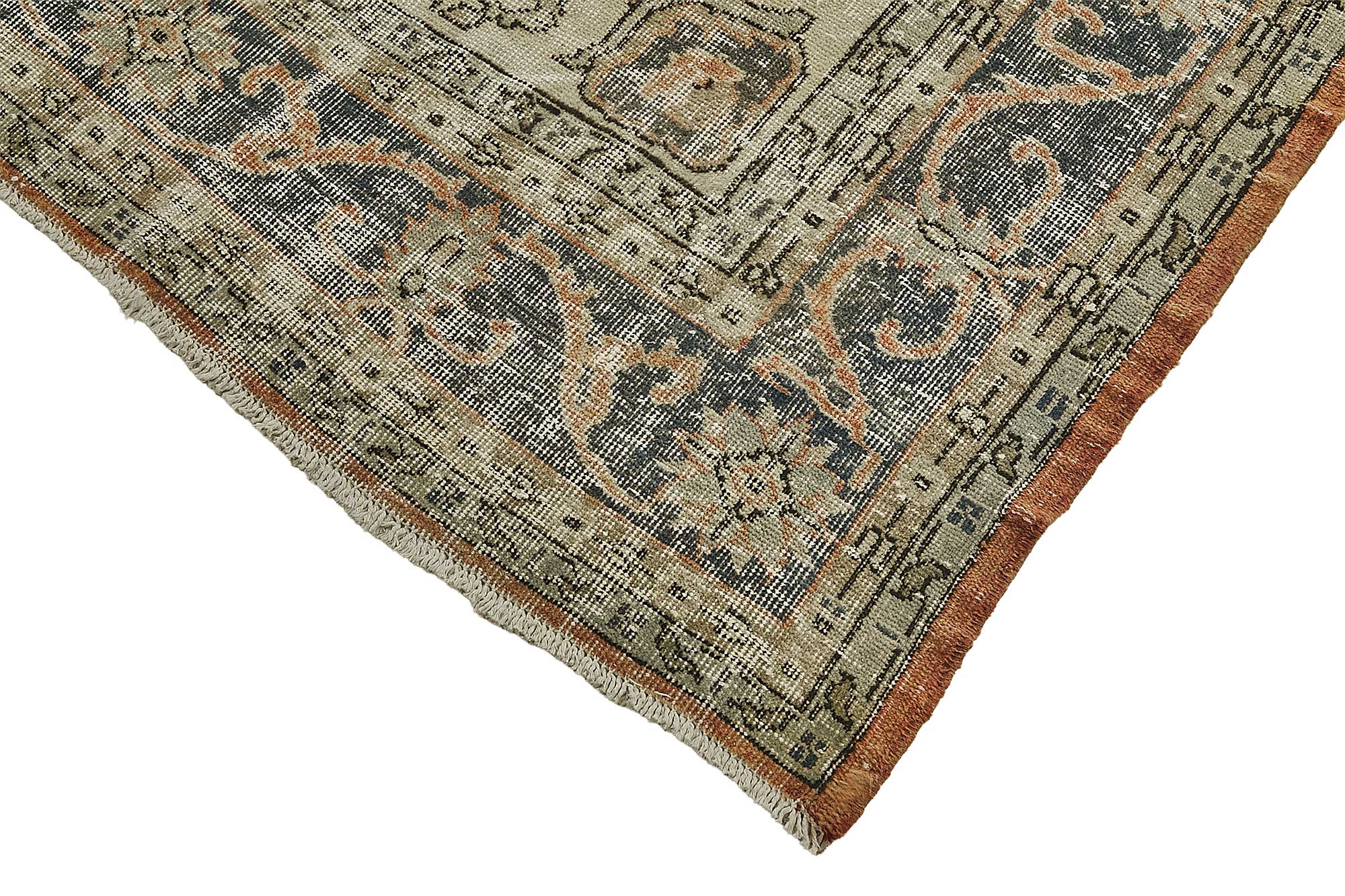 8x11 Beige Vintage Large Area Rug - 50176
