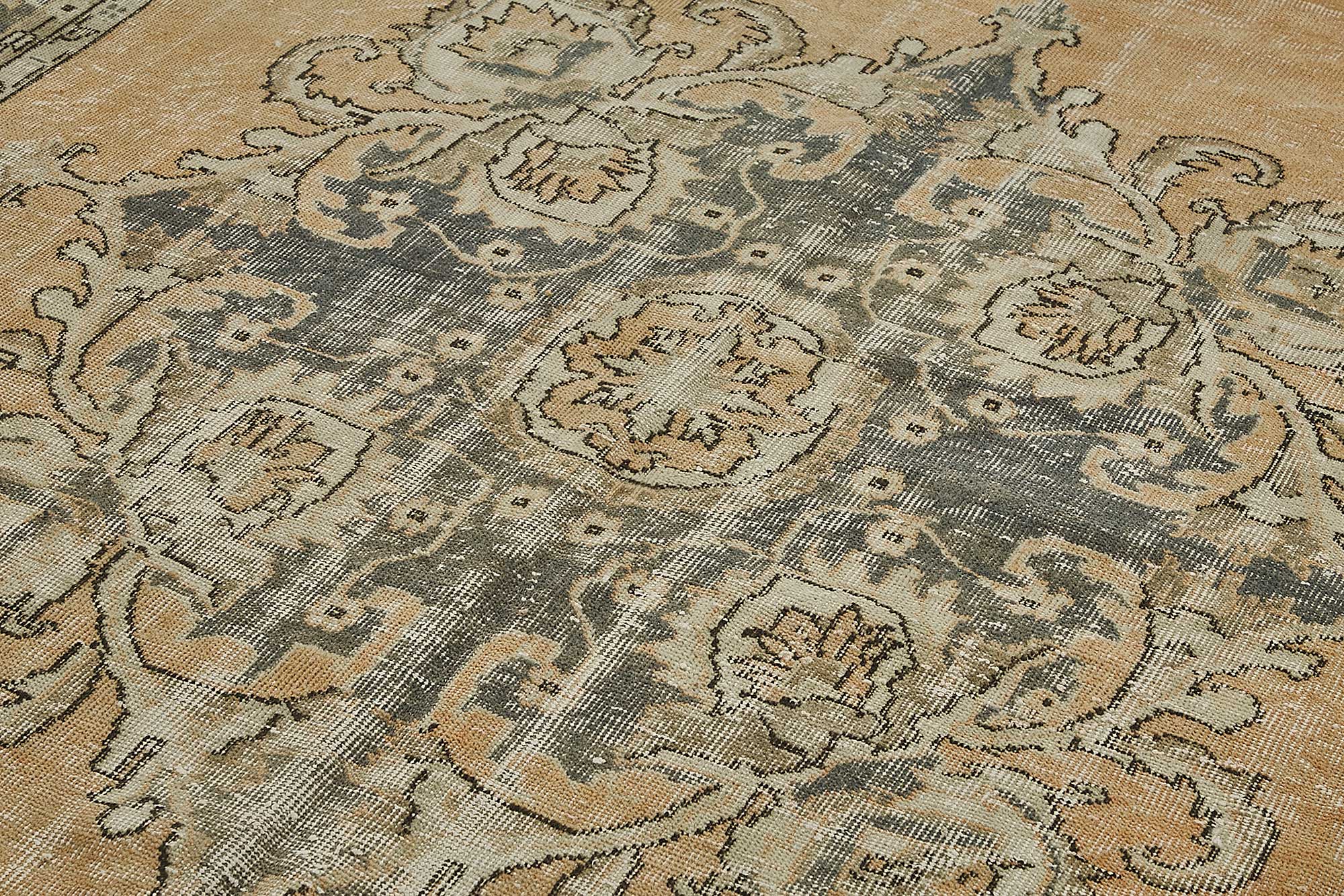 8x11 Beige Vintage Large Area Rug - 50176