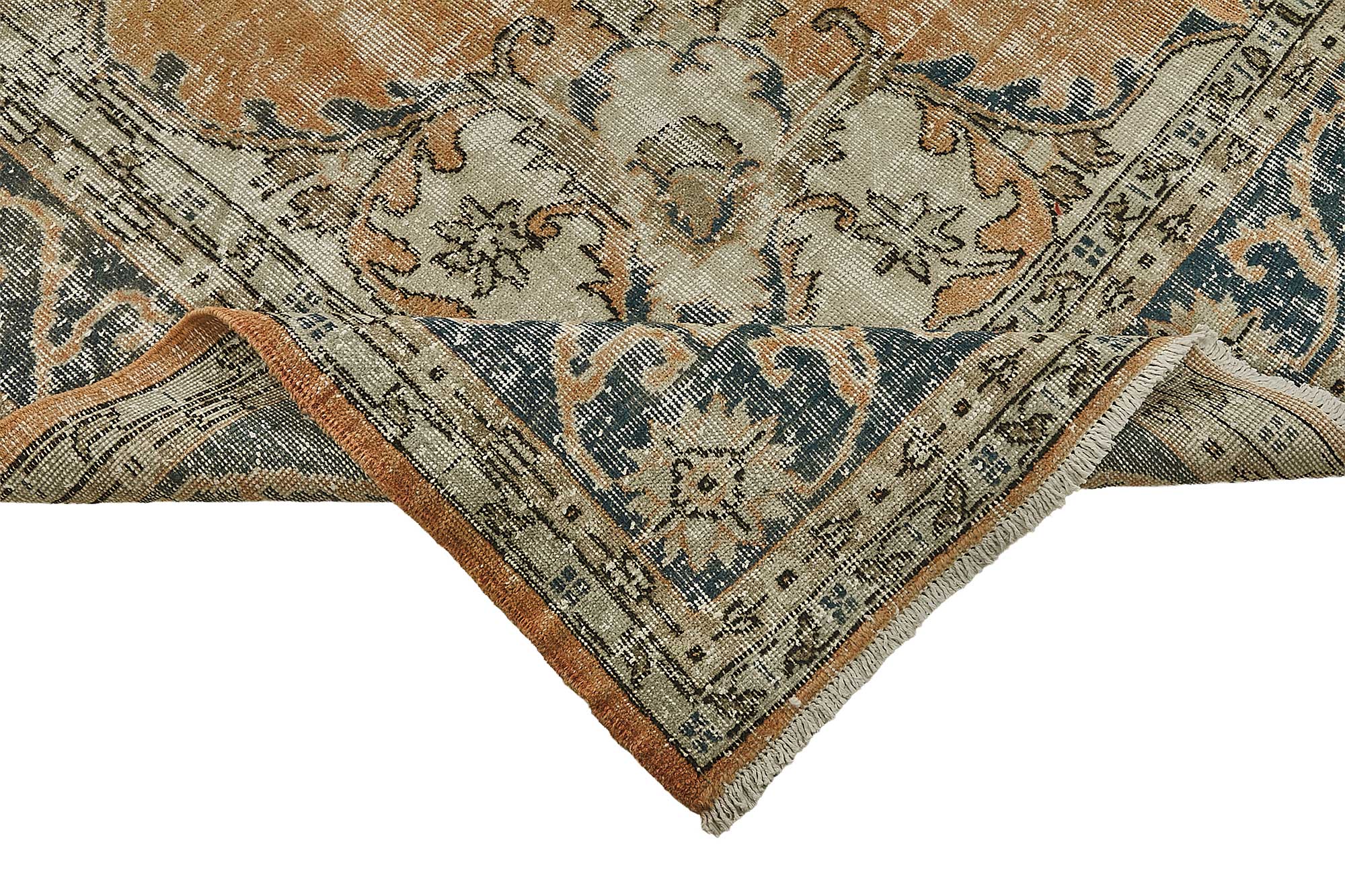 8x11 Beige Vintage Large Area Rug - 50176