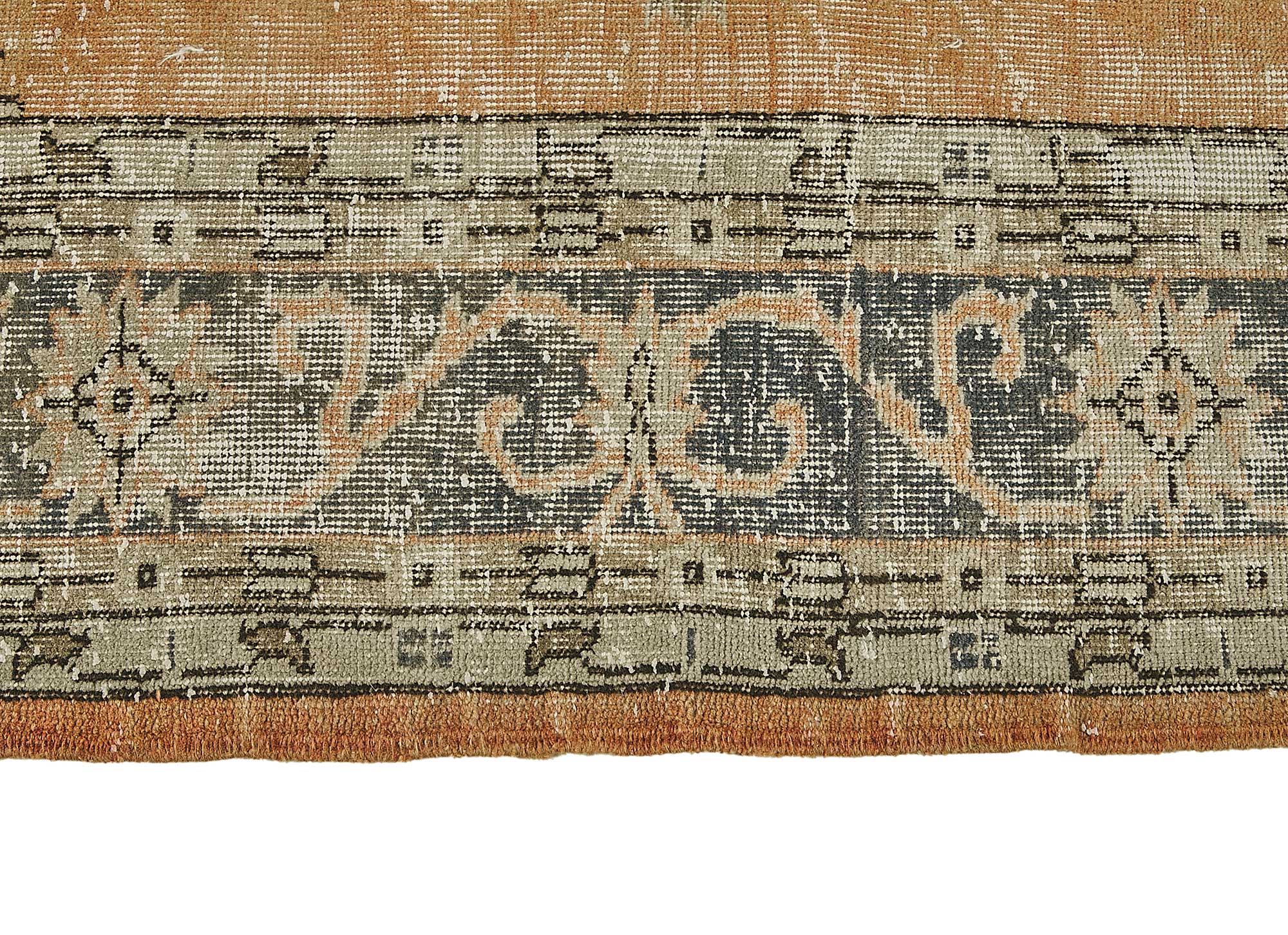 8x11 Beige Vintage Large Area Rug - 50176