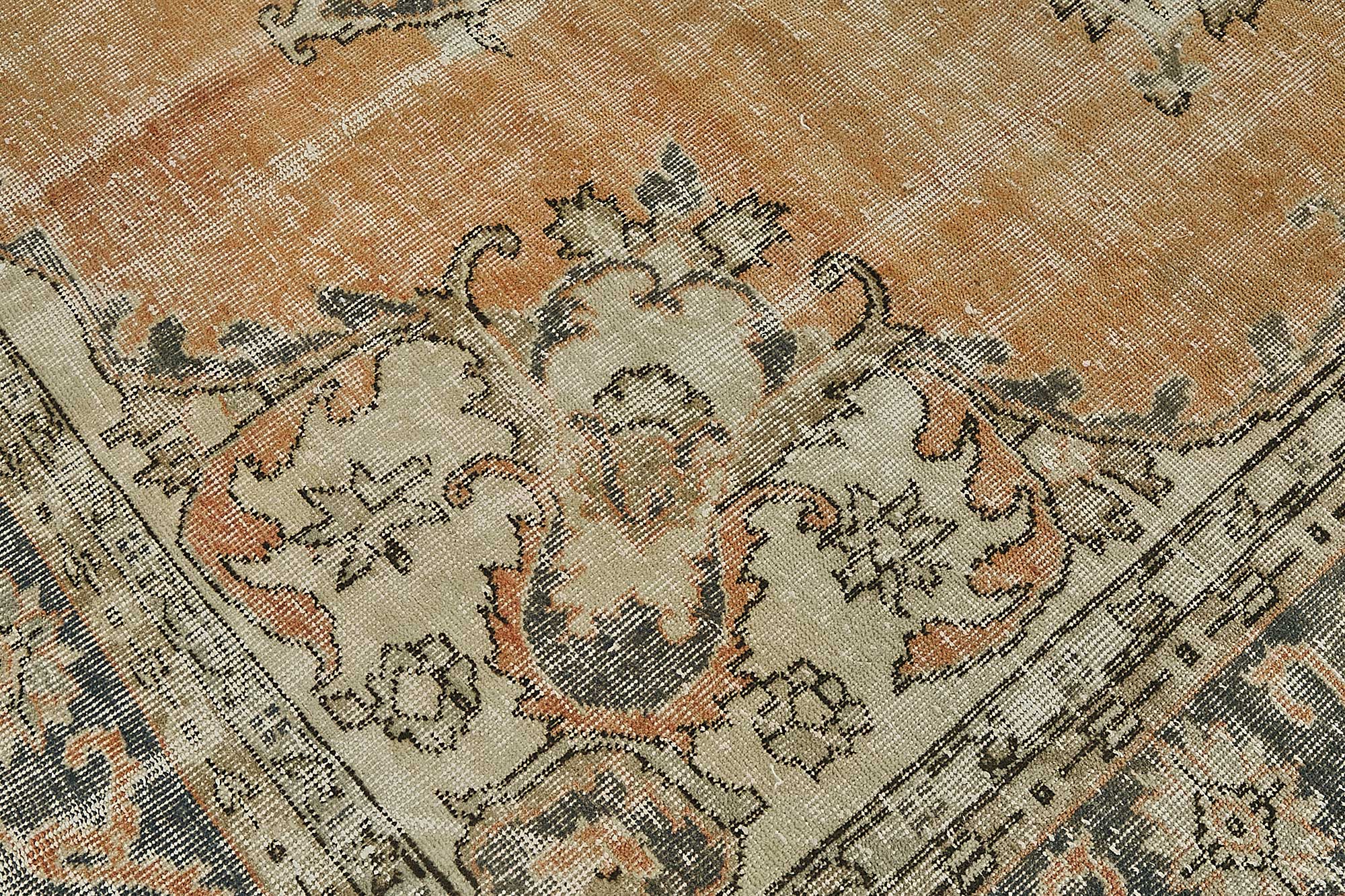 8x11 Beige Vintage Large Area Rug - 50176