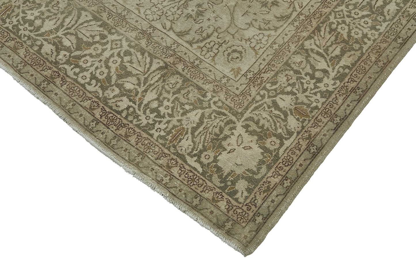 7x10 Beige Vintage Large Area Rug - 50177
