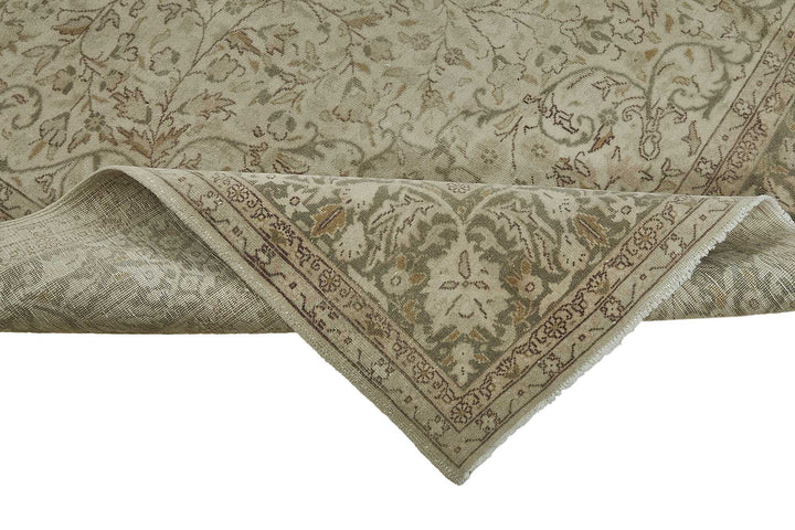 7x10 Beige Vintage Large Area Rug - 50177