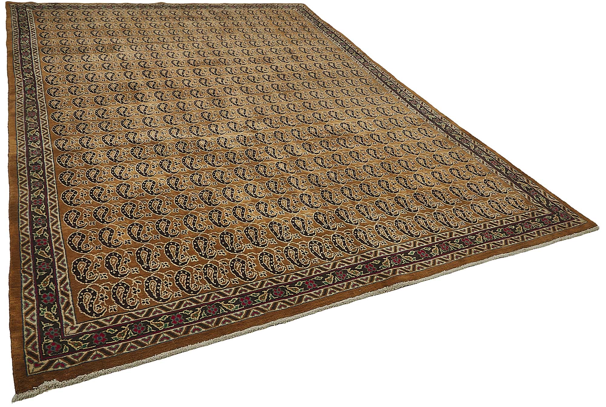 8x12 Beige Vintage Large Area Rug - 50178