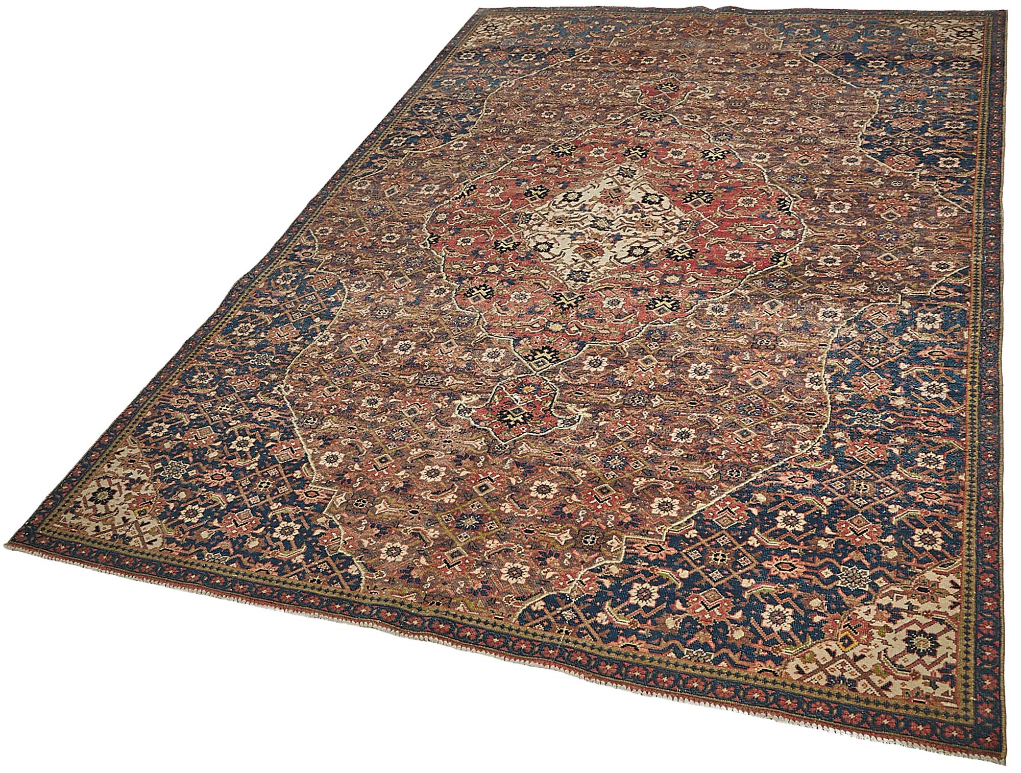 5x8 Beige Vintage Large Area Rug - 50180