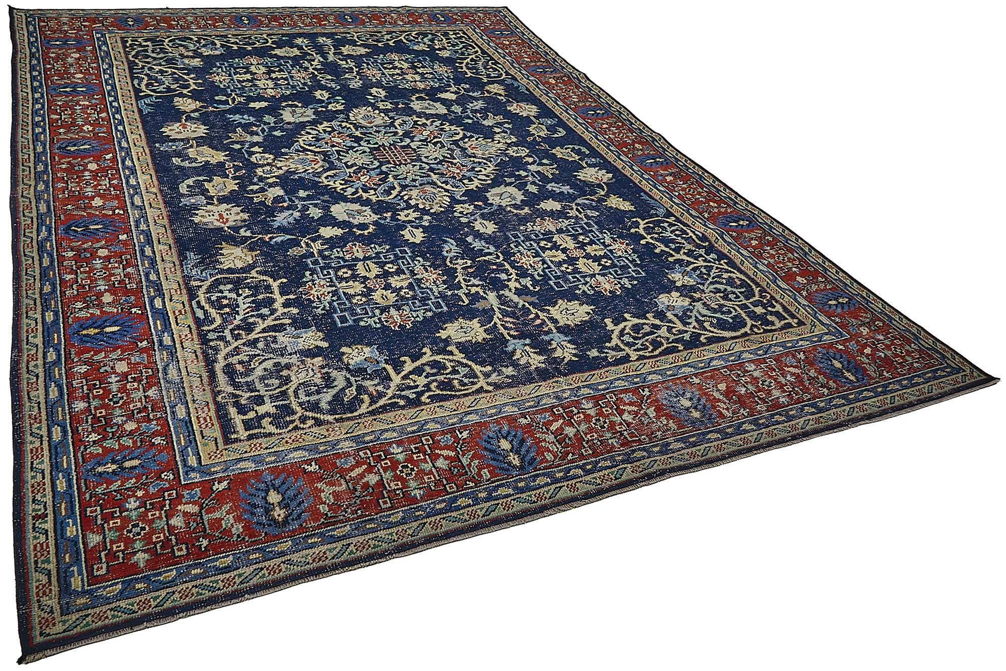 8x11 Beige Vintage Large Area Rug - 50181