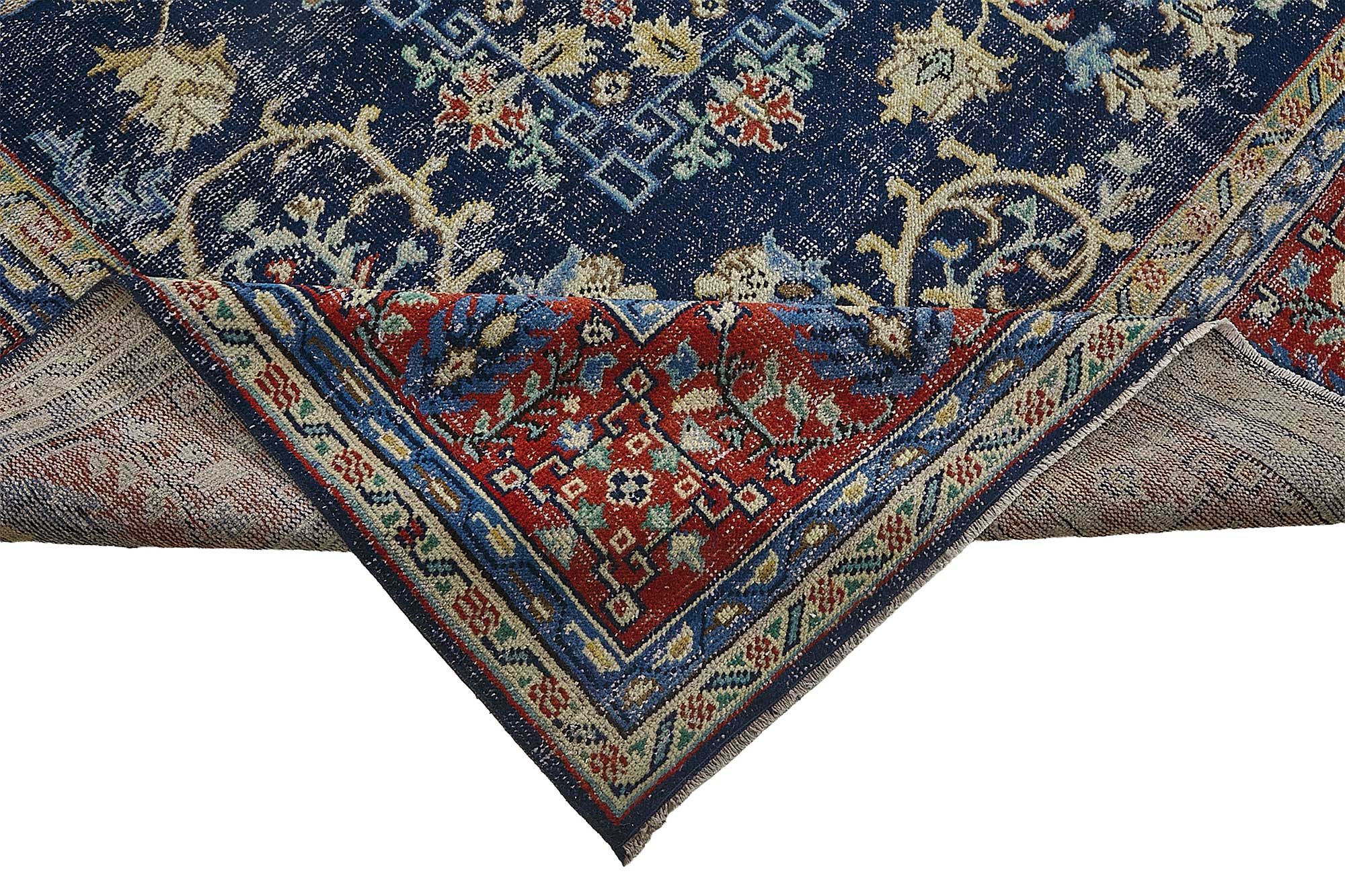 8x11 Beige Vintage Large Area Rug - 50181