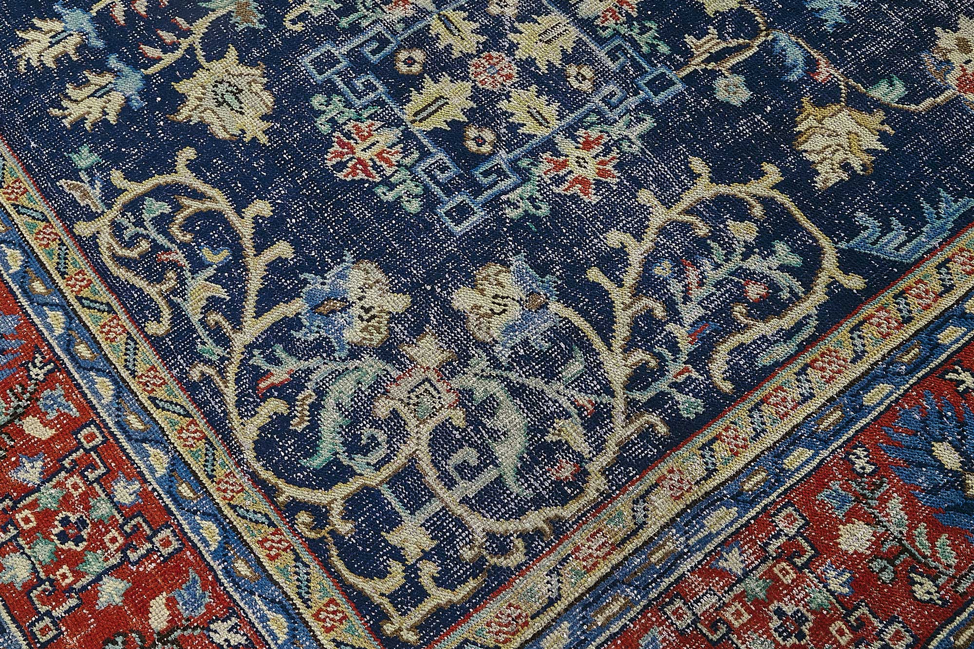 8x11 Beige Vintage Large Area Rug - 50181