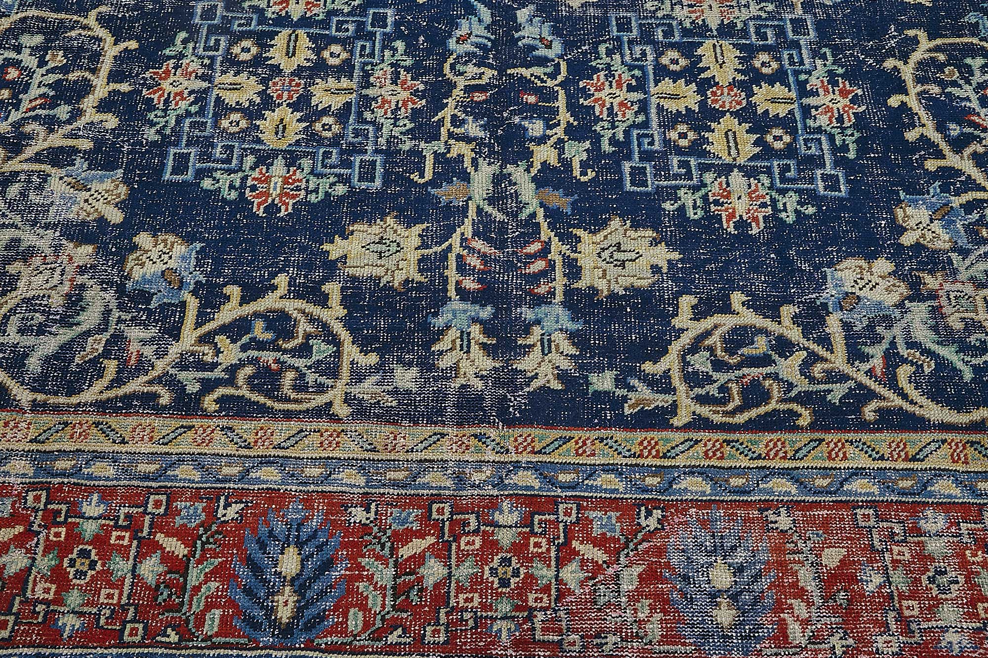 8x11 Beige Vintage Large Area Rug - 50181