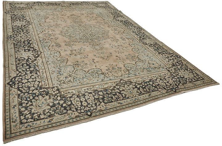 8x12 Beige Vintage Large Area Rug - 50187
