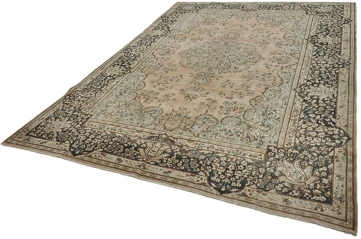 8x12 Beige Vintage Large Area Rug - 50187