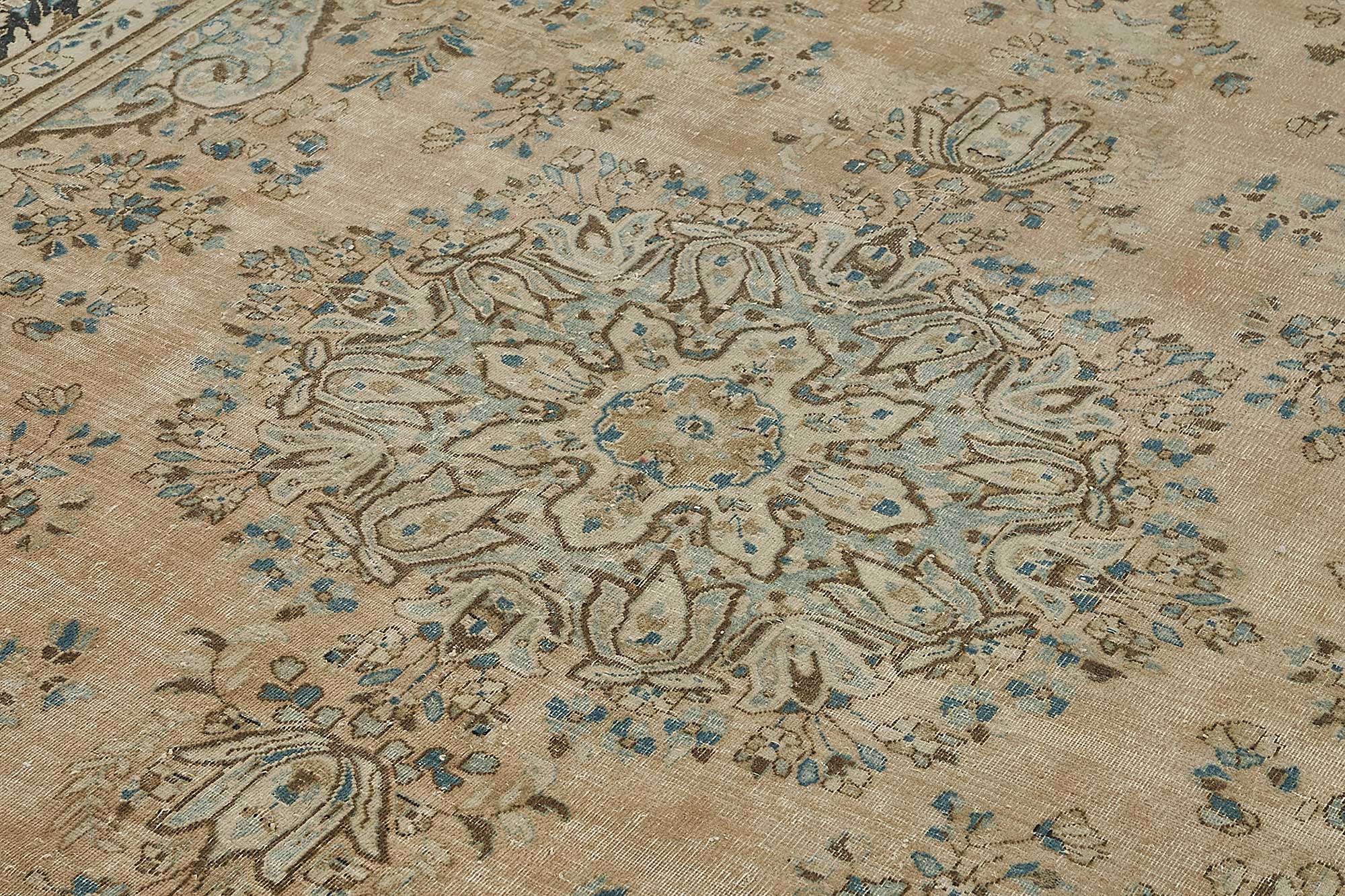 8x12 Beige Vintage Large Area Rug - 50187