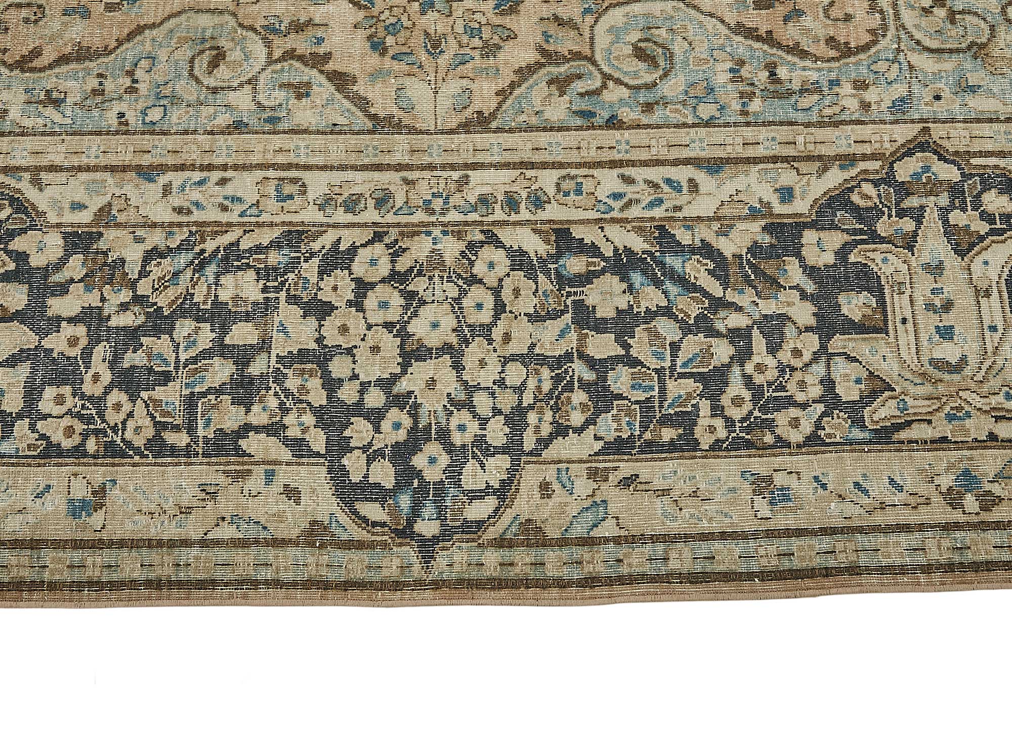 8x12 Beige Vintage Large Area Rug - 50187