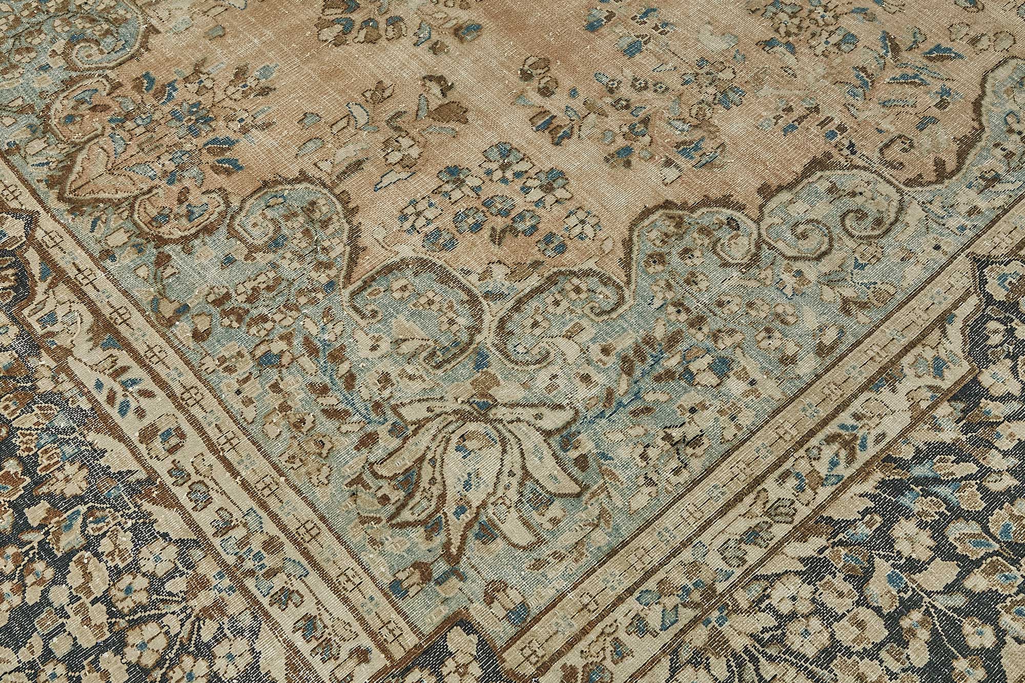 8x12 Beige Vintage Large Area Rug - 50187