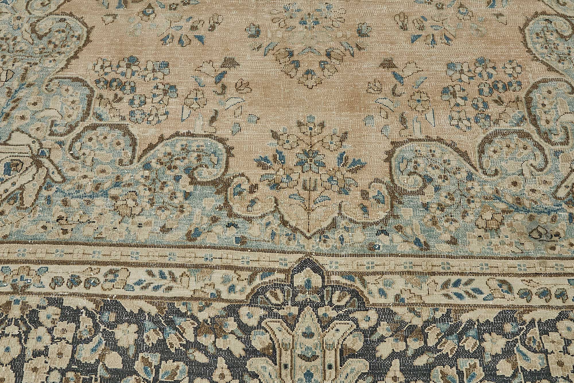 8x12 Beige Vintage Large Area Rug - 50187