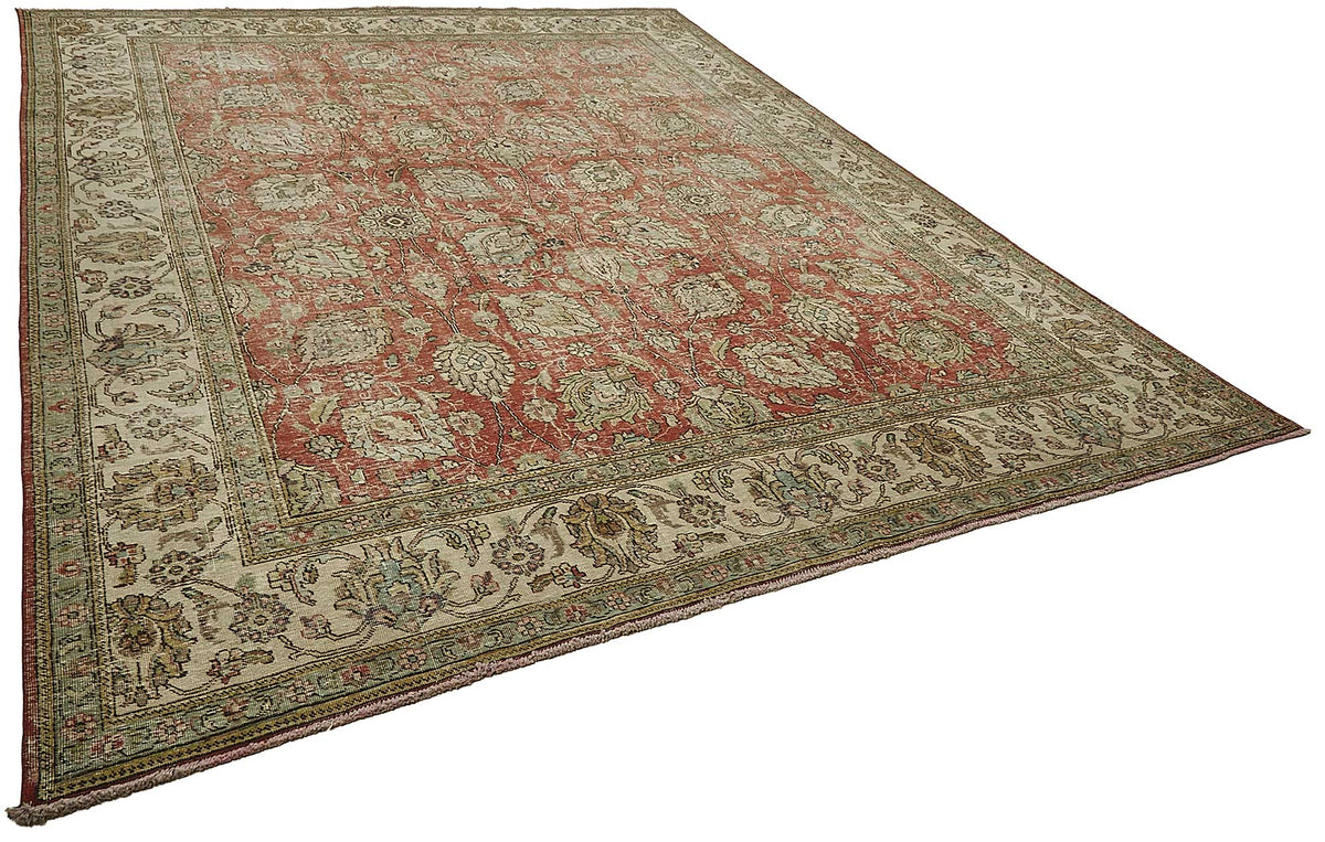 10x13 Beige Vintage Large Area Rug - 50188