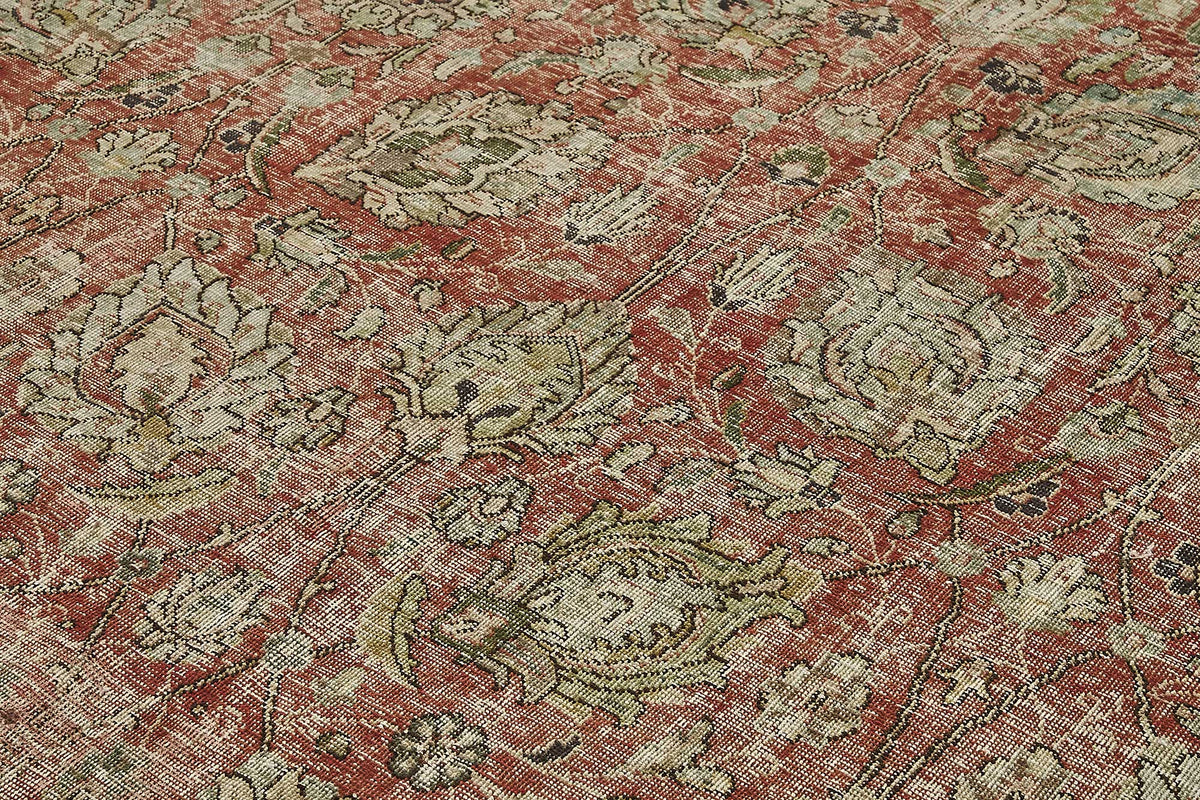 10x13 Beige Vintage Large Area Rug - 50188